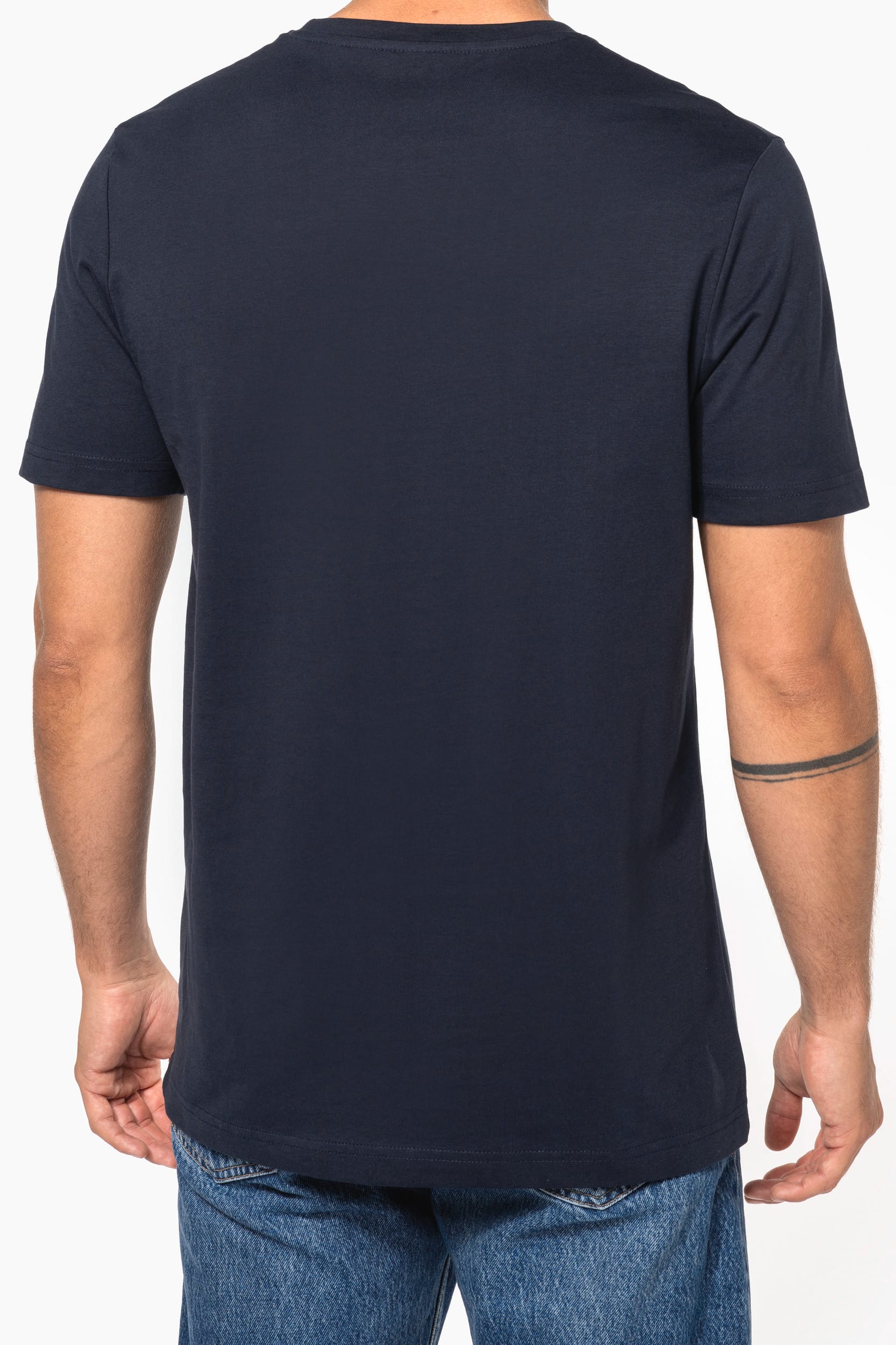 T-shirt col rond manches courtes - Kariban K356 - Broderie personnalisée Nozac