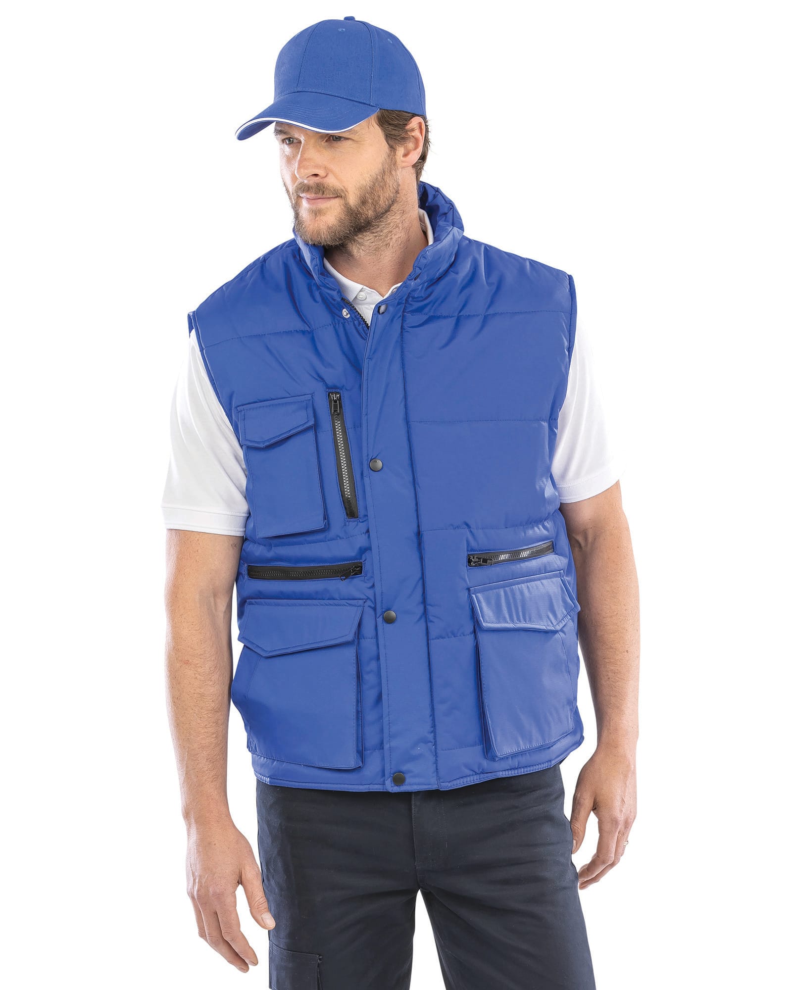 R127 — Result — Bodywarmer matelassé Ripstop professionnel - Broderie personnalisée Nozac