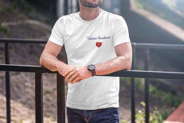 T-shirt Unisex Personnalisé Brodé : Exprimez Votre Style Unique avec des Mots