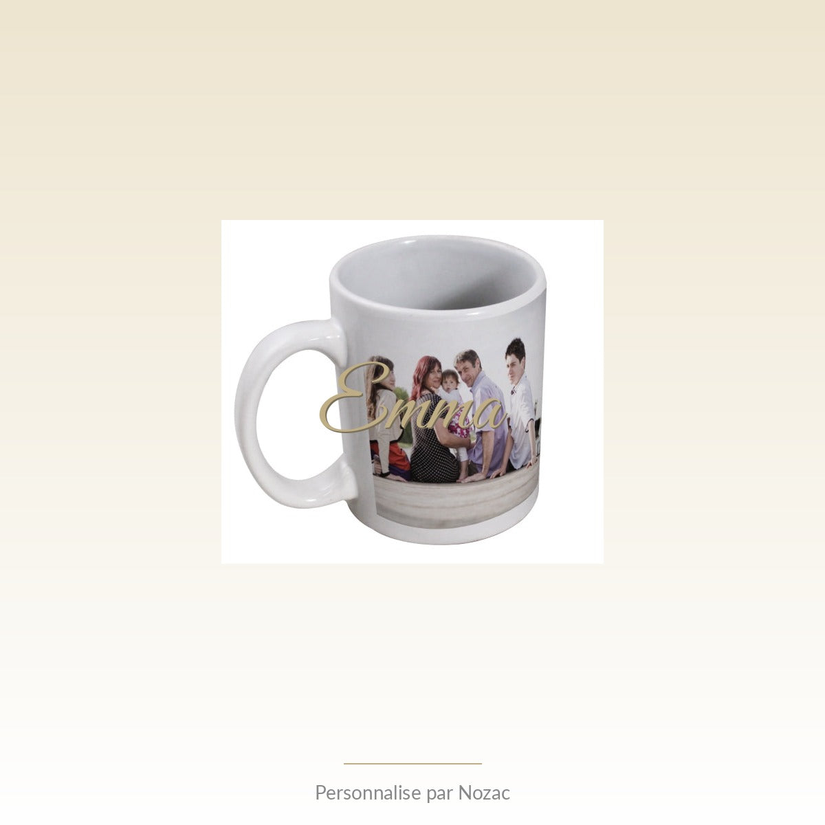 Mug Personnalisé Blanc - Exemple personnalise