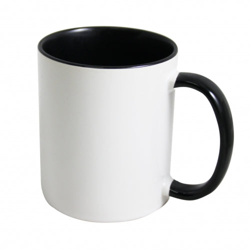 Mug Personnalisé Bicolore Noir - Broderie personnalisée Nozac